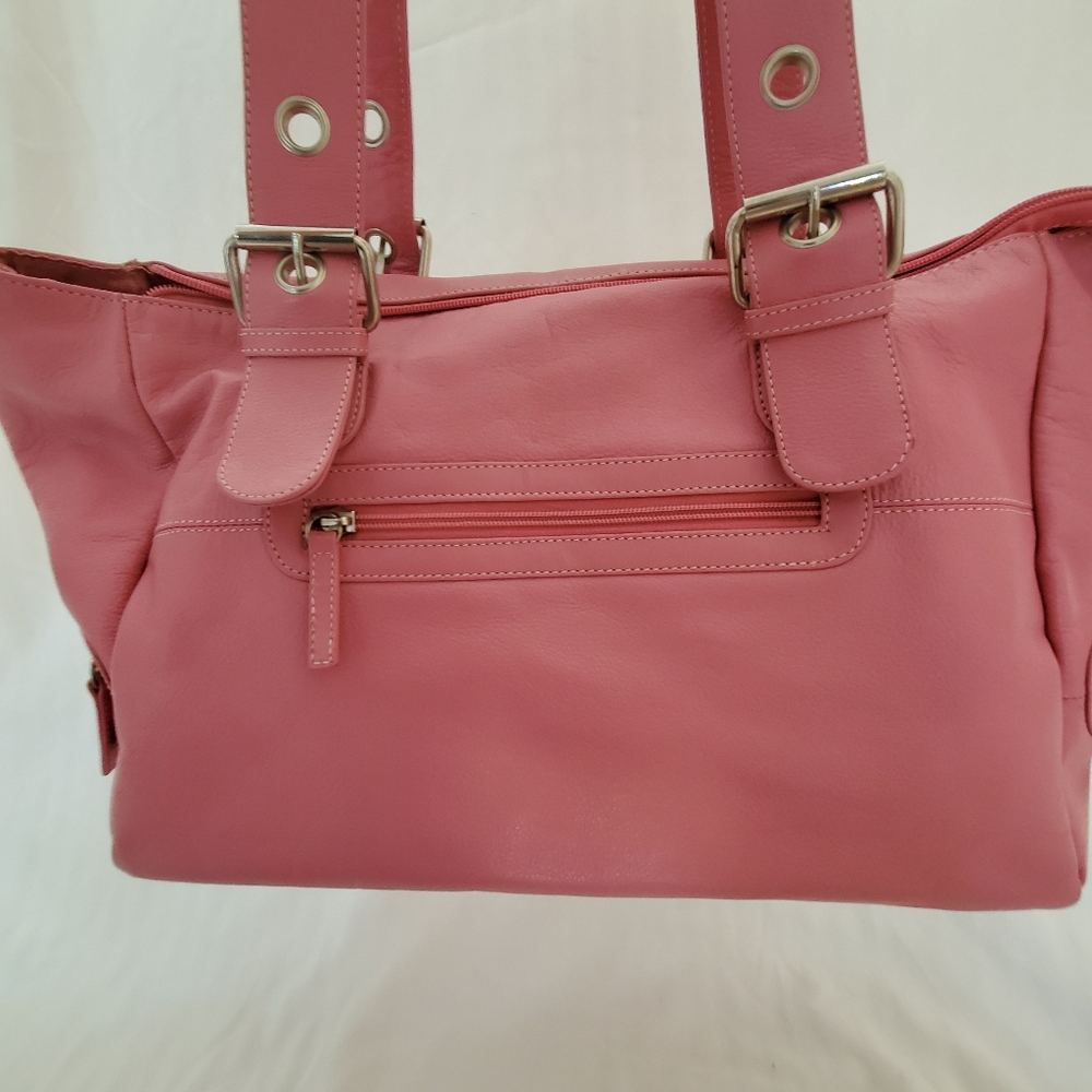 Barneys New York Pink leather shoulder bag